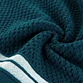Ręcznik kąpielowy 50x90 cm bawełniany kolor ciemnoturkusowy w pasy 500 g/m2 MADLEN