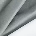 Zasłona szyta na taśmie 5 cm szara z tkaniny blackout zaciemniającej w 100% o naturalnej strukturze