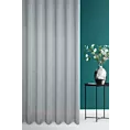 Tkanina firanowa gładka, półtransparentna o drobnym strukturalnym wzorze zakończona szwem obciążającym