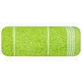 Ręcznik kąpielowy 50x90 cm bawełniany kolor jasnozielony ze stębnowaną bordiurą 500 g/m2 MIRA
