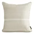 Poszewka na poduszkę 45x45 cm z tkaniny wodoodpornej beżowa idealna na taras oraz balkon z motywem pasów GARDEN