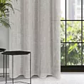 Zasłona szara o strukturze płótna 140x250 cm przelotka - NEL