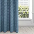 DESIGN 91 Zasłona z welwetu z geometrycznym wytłaczanym wzorem, gramatura 270 g/m2
