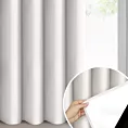 Zasłona kremowa welwetowa 100% zaciemniająca 140x250 cm przelotka - NITA