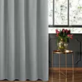 Zasłona welwetowa szara gładka 140x270 taśma - SIBEL - Pierre Cardin