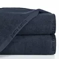 Ręcznik do rąk 30x50 cm bawełniany kolor granatowy z żakardową bordiurą 430 g/m2 EVI Pierre Cardin