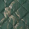 Narzuta welwetowa ciemnozielono, złota 170x210 cm z welwetu zdobiona wzorem marmuru LUIZ 6 Design 91