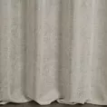 Zasłona naturalna o płóciennym splocie ze złotym połyskiem 140x280 cm taśma - BLANKA
