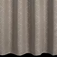 Zasłona ciemnobeżowo, szampańska z tkaniny typu blackout 140x250 cm przelotka OLETA