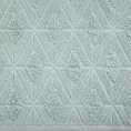 Ręcznik kąpielowy 50x90 cm bawełniany kolor miętowy zdobiony geometrycznym wzorem 500 g/m2 SENDI