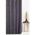 Tkanina zasłonowa, miękka szenilowa, zaciemniająca, z drobnym strukturalnym wzorkiem i efektem przecierki z kolekcji Pierre Cardin