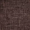 Roleta rzymska brązowa z tkaniny zaciemniającej typu dimout o naturalnym splocie, z efektem melanżu