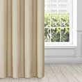 Zasłona beżowa z matowej gładkiej tkaniny 140x250 cm przelotka RITA