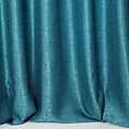 Zasłona szyta na taśmie 5 cm CANDY turkusowa z tkaniny z strukturalnym spolotem