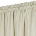 Zasłona jasnobeżowa z tkaniny welurowej 260x280 cm tunel Dora