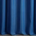 Zasłona szyta na taśmie 5 cm LUXOR ciemnoniebieska z eleganckiej lśniącej tkaniny o drobnym splocie