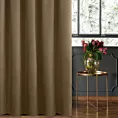 Zasłona brązowa z gładkiego welwetu 140x270 taśma SIBEL Pierre Cardin