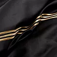 Pościel 160x200 cm z satyny bawełnianej kolor czarny, złoty styl klasyczny HAFT 4 Eurofirany Premium