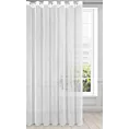 Firana biała o strukturze drobnego deszczyku 350x250 cm przelotka NICEA
