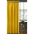Zasłona welwetowa musztardowa gładka 140x270 taśma - SIBEL - Pierre Cardin