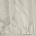 Prześcieradło z gumką 220x200 cm z satyny bawełnianej kolor kremowy 125 g/m2 DINA Diva Line