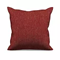 Poszewka szyta czerwono złota z tkaniny przetykanej błyszczącą nicią