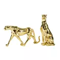Gepard  figurka dekoracyjna złota, lśniąca