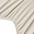 Prześcieradło z gumką 160x200 cm z mikrowłókna kolor kremowy 90 g/m2 SOFT Design 91