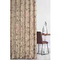 Tkanina zasłonowa welwet z nowoczesnym przecieranym nadrukiem