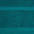 Ręcznik kąpielowy 70x140 cm bawełniany kolor turkusowy ze wzorem zygzaka 500 g/m2 KALIA Reina Line