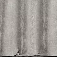 Zasłona szyta na taśmie 5 cm popielata z miękkiej w dotyku tkaniny szenilowej