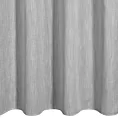 Zasłona srebrna z dodatkiem lnu w stylu eko 140x250 cm przelotka - LATIKA