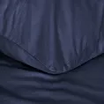 Pościel 220x200 cm bawełniana gładka kolor ciemnogranatowy NOVA 3