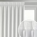 Zasłona biała z welwetowej tkaniny 80x270 cm (wymiar podany na gotowo) system flex - MELANIE
