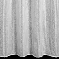 Zasłona biała zdobiona moherową nicią z tkaniny szyfonowej 135x250 cm przelotka - SELMA - Eva Mingę