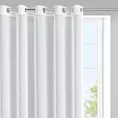 Firana biała z lekkiej i gładkiej matowej etaminy, półtransparentna 350x150 cm przelotka LANA