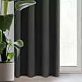 Zasłona czarna z gładkiej tkaniny zaciemniającej typu - BLACKOUT 135x250 cm przelotka - PARISA - Design 91