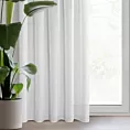 Zasłona biała  z moherowej tkaniny 140x270 cm taśma - AGIS