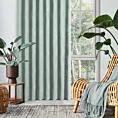 Zasłona miętowa z tkaniny welurowej 560x220 cm taśma - Dora