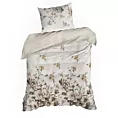 Pościel 140x200 cm bawełniana kolor jasnokremowy, beżowy z wzorem kwiatowym SPRING 41