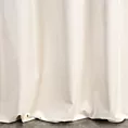 Zasłona szyta na flexach ENYA kremowa z miękkiej półmatowej tkaniny welwetowej