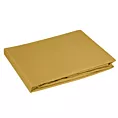 Prześcieradło bez gumki 160x210 cm z satyny bawełnianej kolor musztardowy 125 g/m2 DINA Diva Line