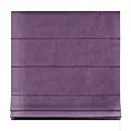 Roleta rzymska SAFARI fioletowa z miękkiej welwetowej tkaniny z połyskiem