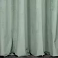 Zasłona jasnomiętowa z matowego welwetu 140x270 cm taśma - MELANIE