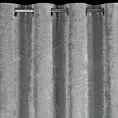Zasłona szara o szenilowej strukturze 140x250 cm przelotka - NESKA