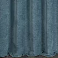 Zasłona szyta na taśmie 5 cm jasnoniebieska z tkaniny szenilowej z efektem melanżu