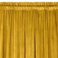 Zasłona welwetowa musztardowa 140x270 cm taśma - ROSA - Design 91