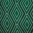 Koc 150x200 cm zielono, złoty z nadrukiem geometrycznym GEO 2 Design 91