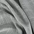 Zasłona szara o płóciennym splocie w stylu eko 140x250 cm przelotka - LIREN