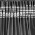Zasłona welwetowa czarna 140x270 cm taśma - ROSA - Design 91